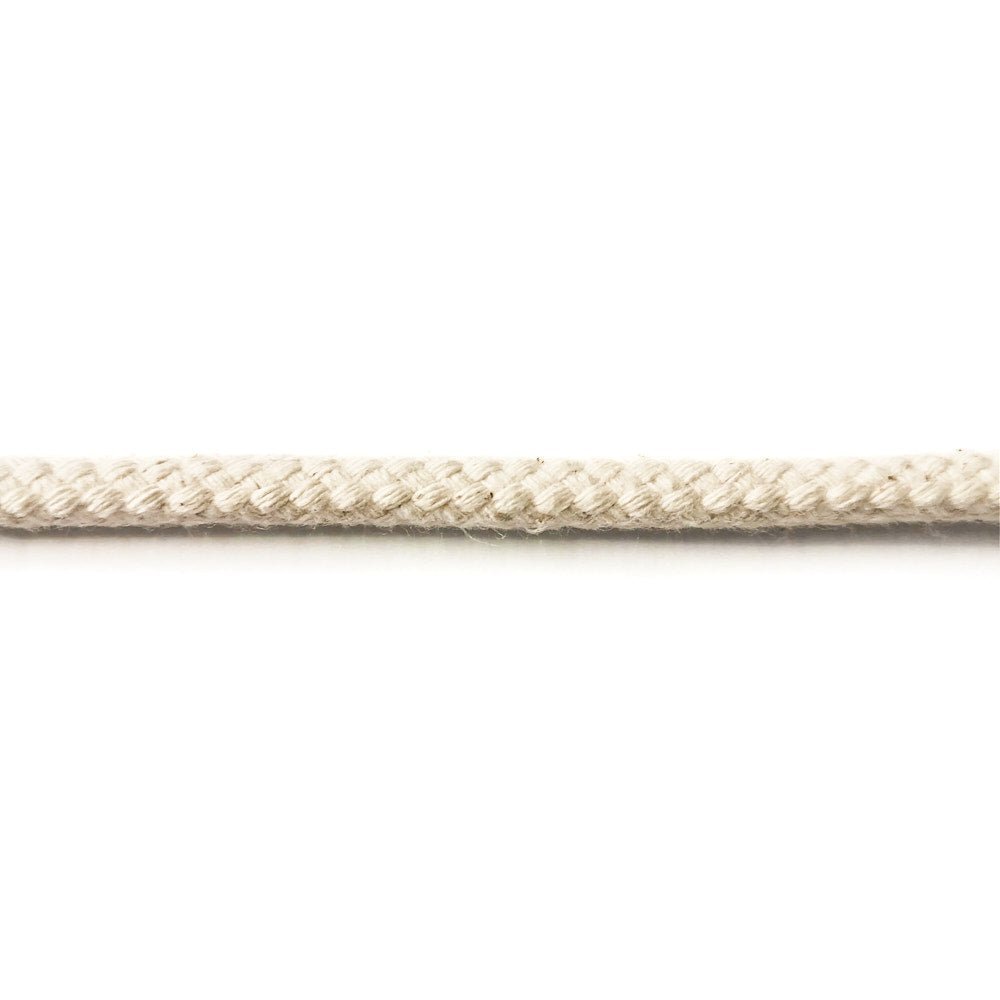 Cotton Braid 7mm Round Natural Colour - My Store