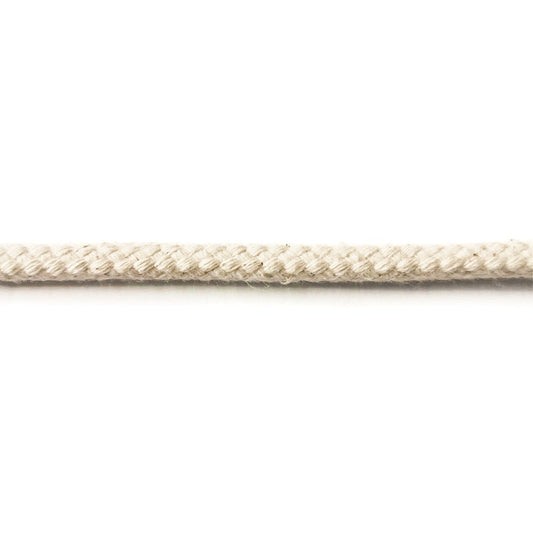 Cotton Braid 7mm Round Natural Colour - My Store