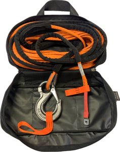 Synthetic Winch Line 10mm 10TON X 30m Incl Hook - My Store